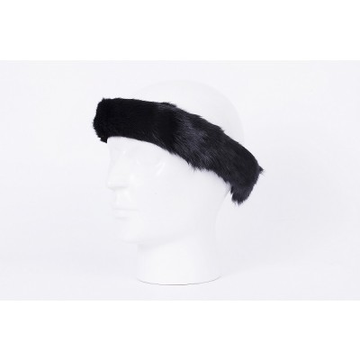Morecco Black fur headband
