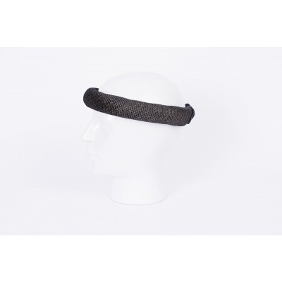 Morecco Black & Gold velvet headband