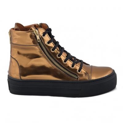 Ecological gold sneakers