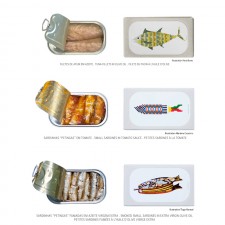 José Gourmet box of 12 sardine cans
