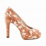Cork Rose Peep Toe
